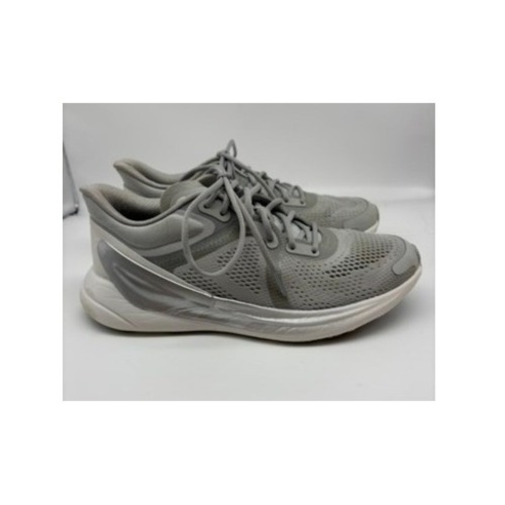 Lululemon Blissfeel Run Shoes Women 8 Silver Drop Alpine White Mesh Running